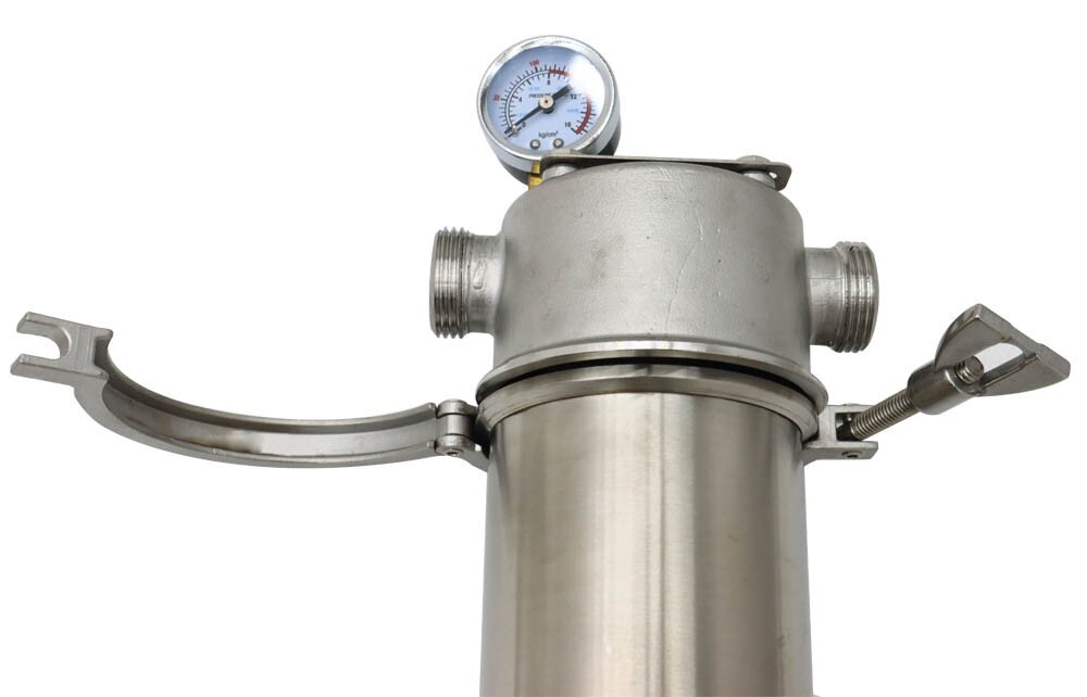 1 Inlet 20in 304 Stainless Steel Front Filter w/ 40μm Filter Screen 15000L/h