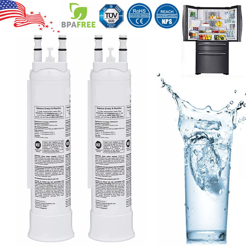 2pack for Frigidaire FPPWFU01 PWF-1 Refrige PurePour Water &Ice Filter Replace