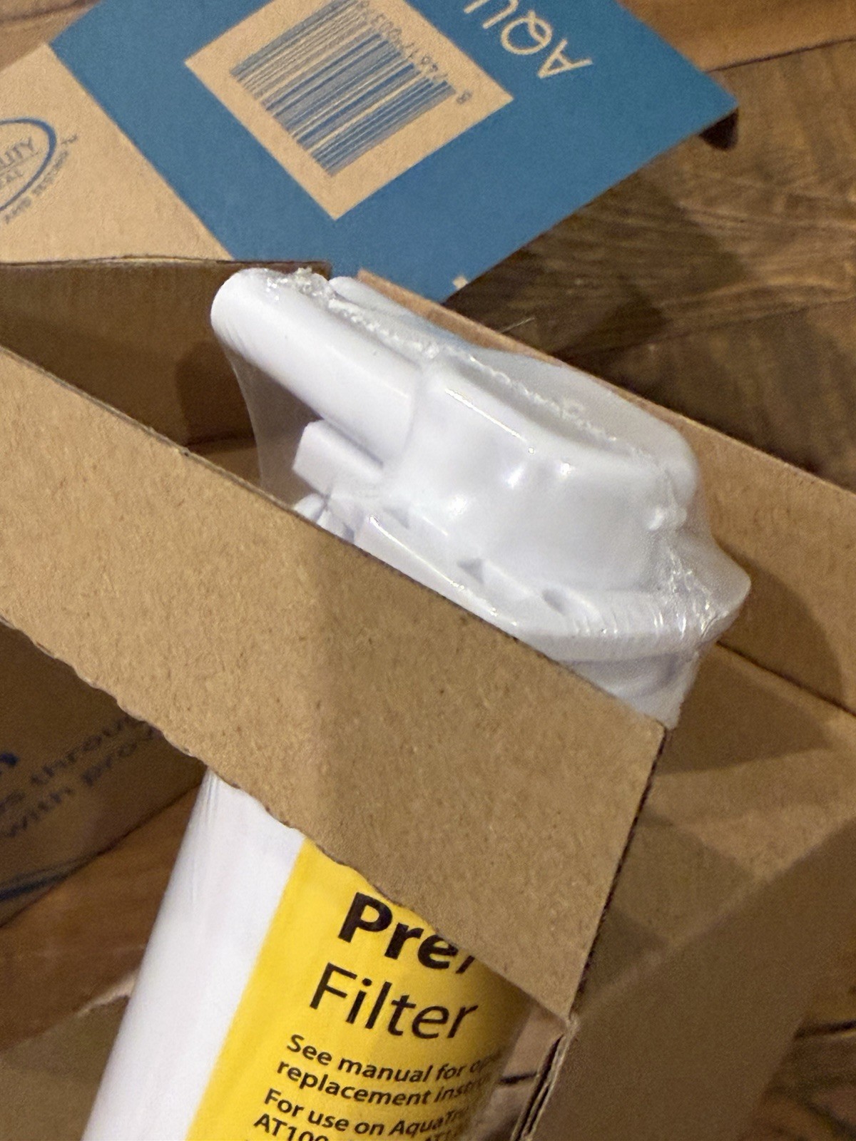AQUA TRU Carafe AT100 1-2 Stage Pre/Carbon Filter 10AT100SF01 New BOX BOTTLE