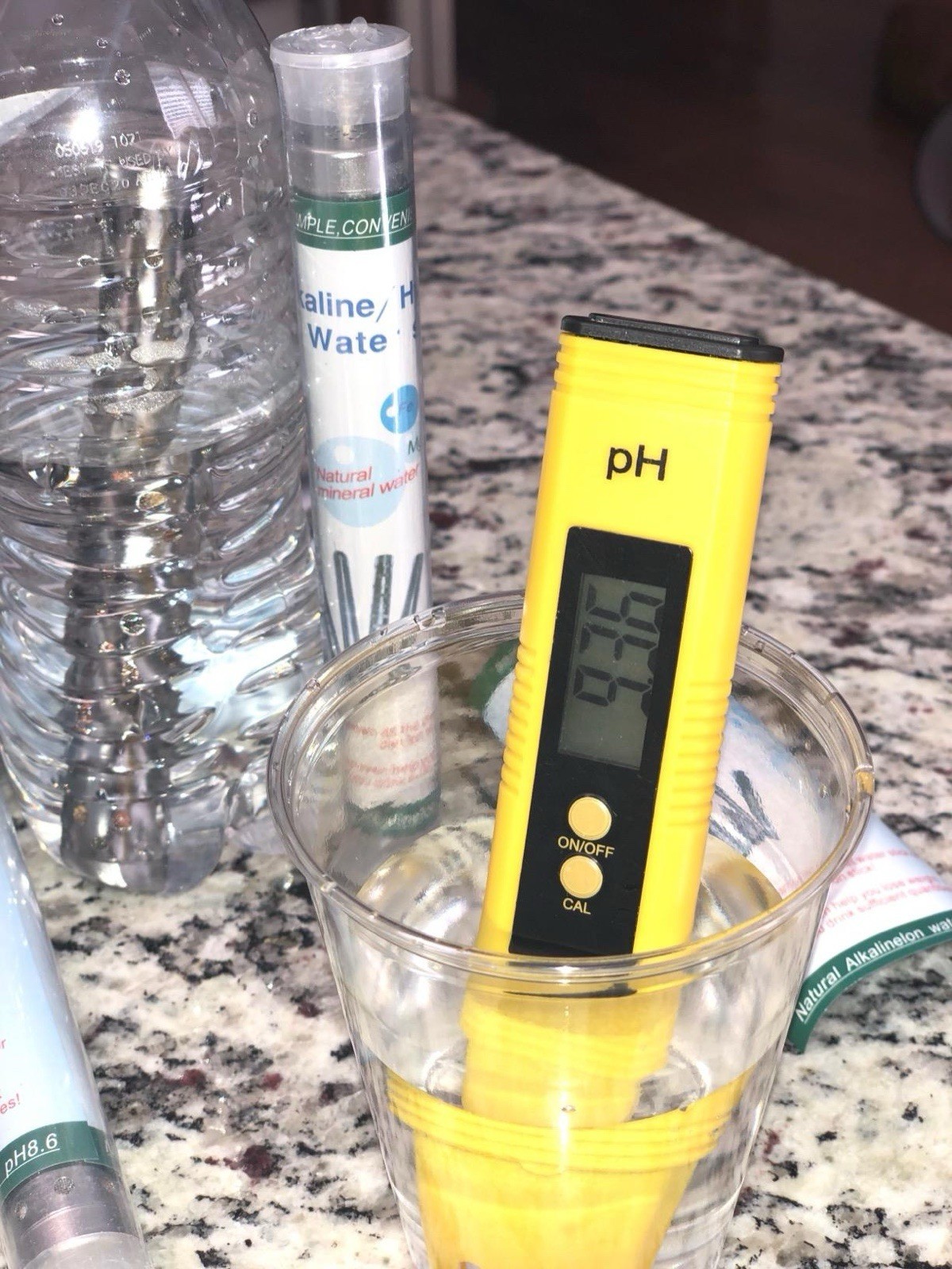 2 PCs Portable Alkaline Hydrogen Water Ionizer Stick pH Booster Stainless Steel