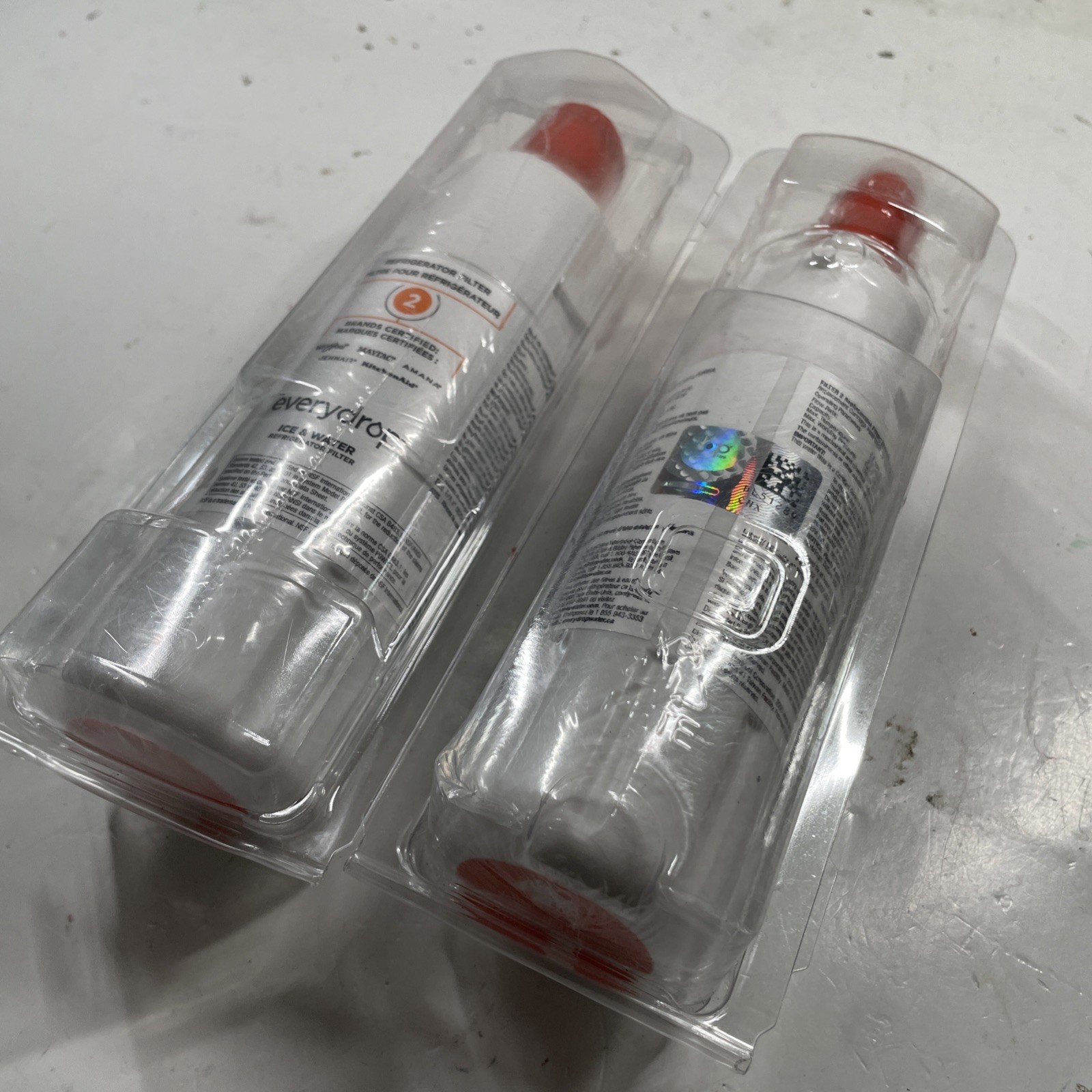 (Lot Of 2) EveryDrop 2 Ice And Water Refrigerator Water Filter ΕDR2RXD1