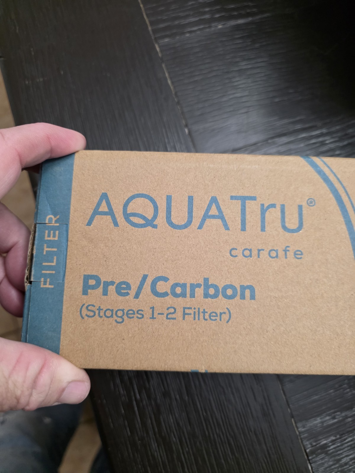 AQUA TRU Carafe AT100 2-Stage Pre/Carbon Filter Reduces Sand Silt Sediment New!