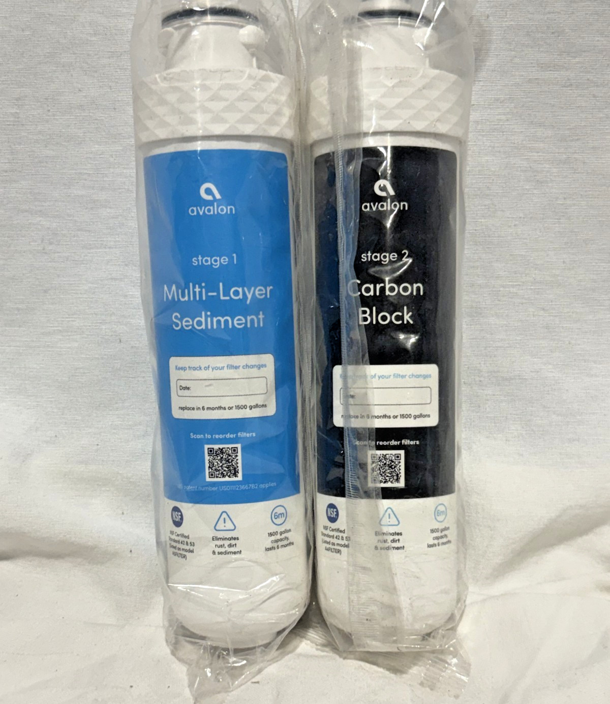 Avalon 2-Stage Replacement Filters Cartridge for Bottleless Water Coolers New