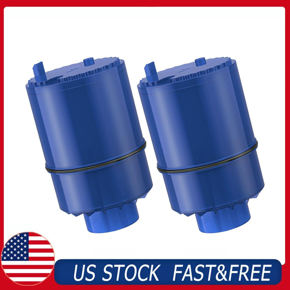 RF-9999 Faucet Mount Water Filter for Faucet Filtration System, NSF, 2/3/6 Pack