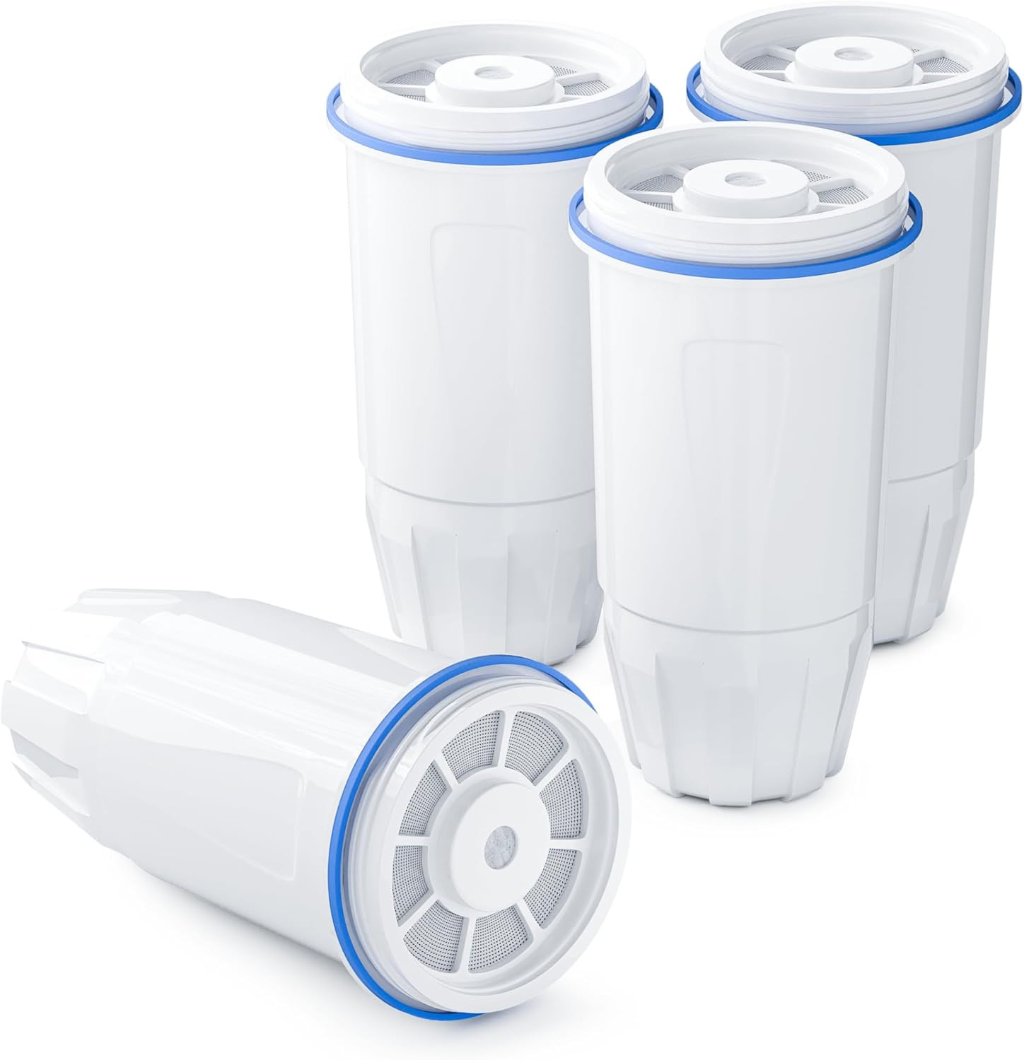 Water Filter Replacement 4 Pack for Zero Pitcher Dispenser ZR-001 ZR-017 ZR-004