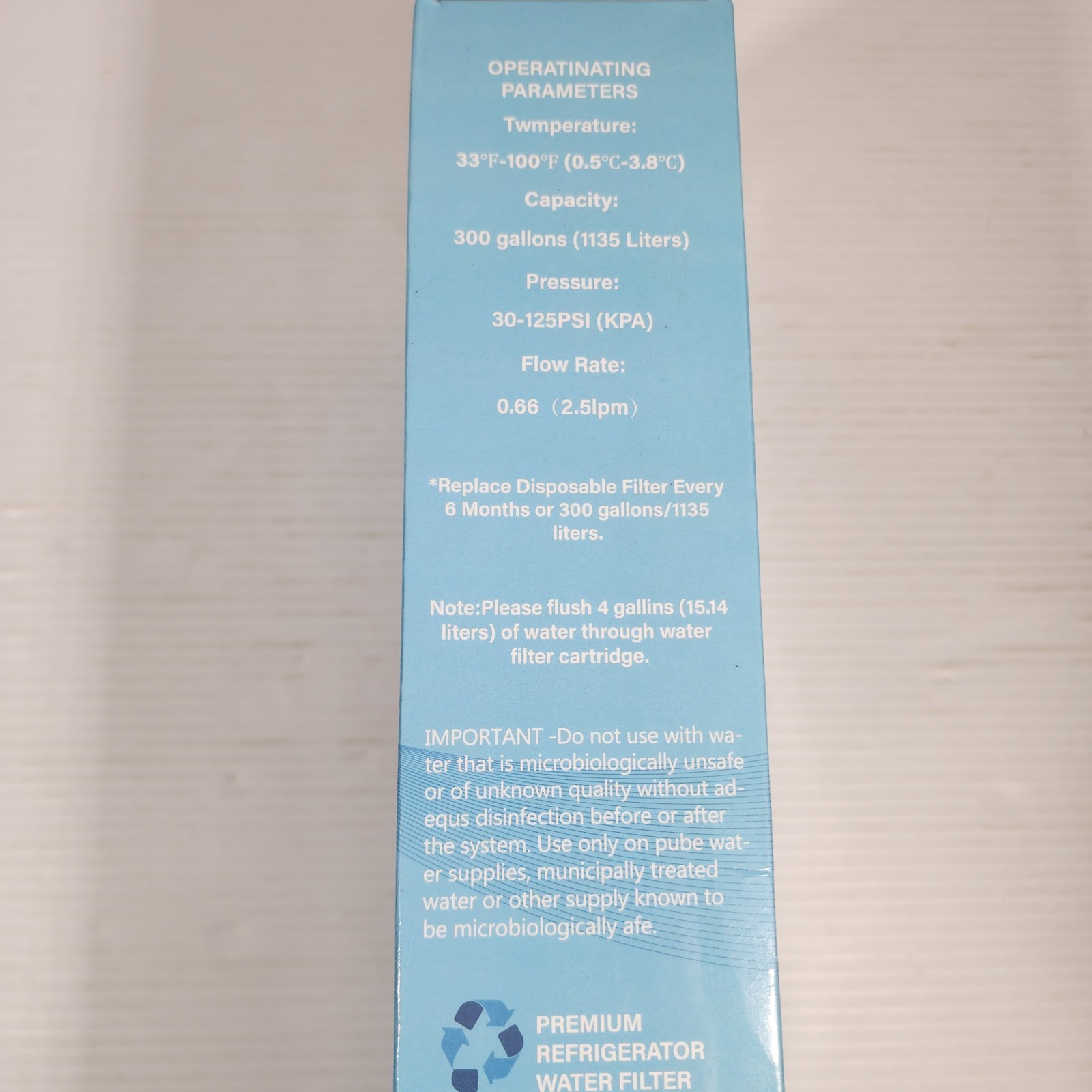 2 DENBLUE REFRIGERATOR Replacement WATER ICE FILTER 3 4396841 4396871 EDR3RXD1