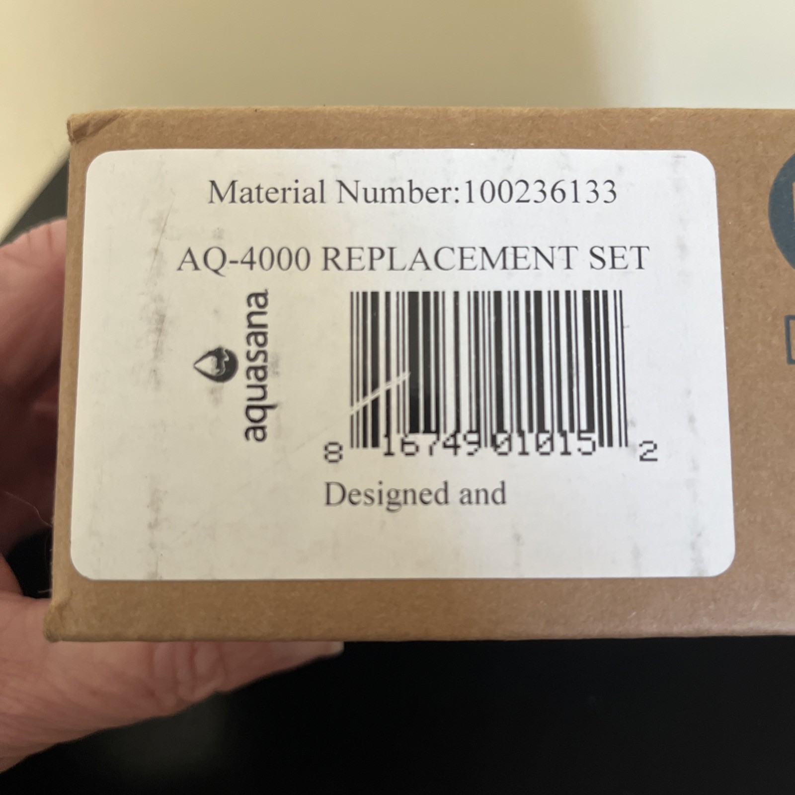 Aquasana AQ-4000 Replacement Water Filter Brand New Open Box (2 In Box)