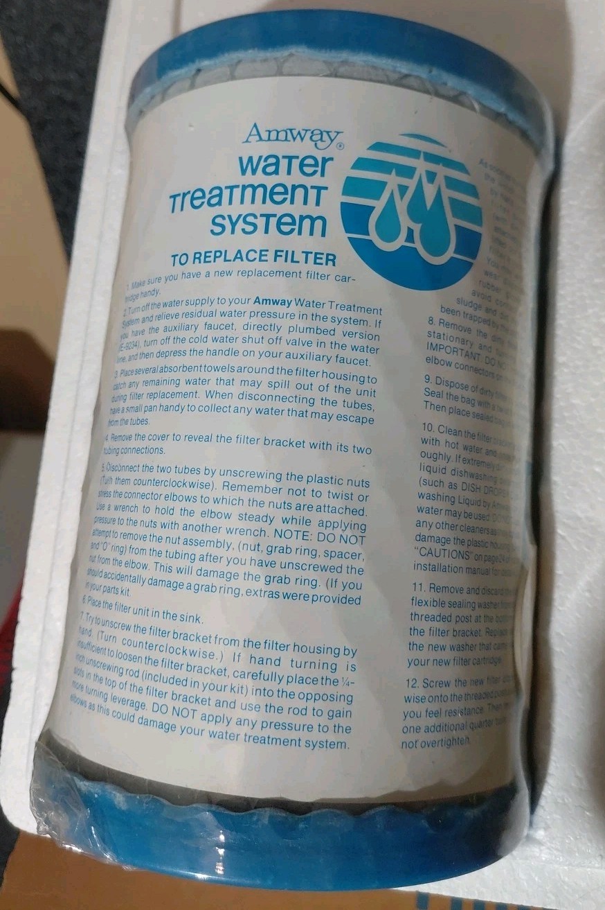NEW Amway E-9232 Water Treatment System Housing & Filter Assembly E-9235 Filter