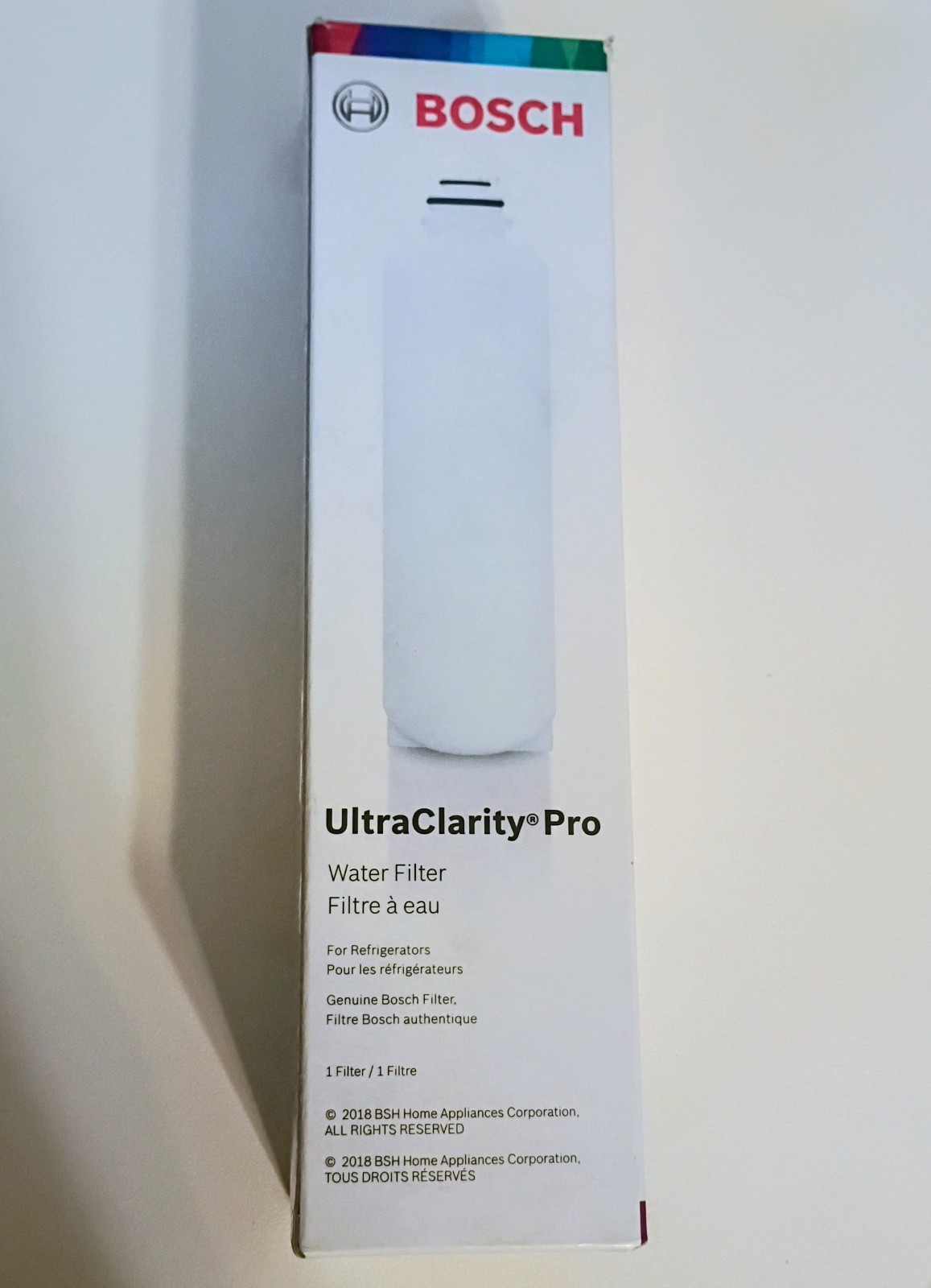 1 PACK Bosch Ultra Clarity Pro BORPLFTR50 Water Filter White