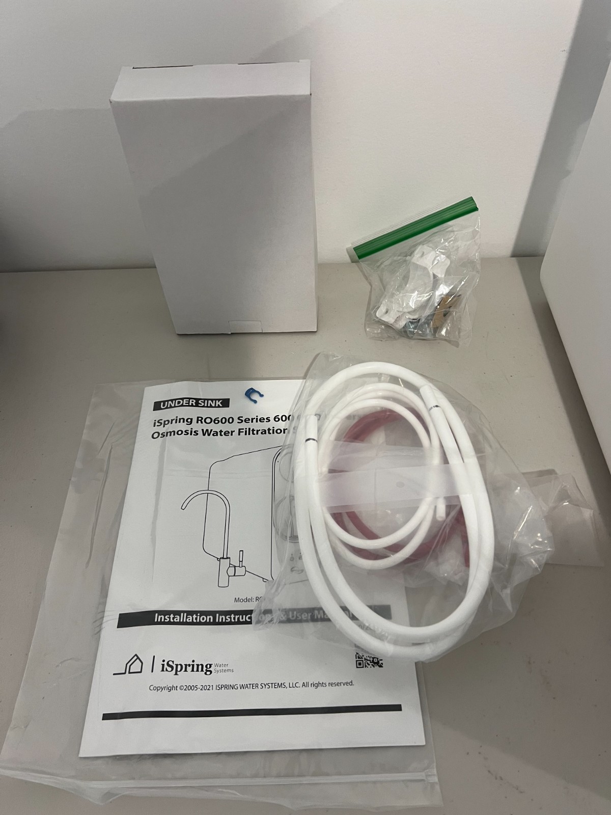 iSpring RO600BN Tankless RO Reverse Osmosis Water Filtration System, 600 GPD