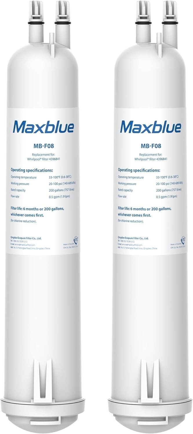 Maxblue MB-F08 Refrigerator Filter, Replacement for Kenmore® 46-9083,46-9030 (2)