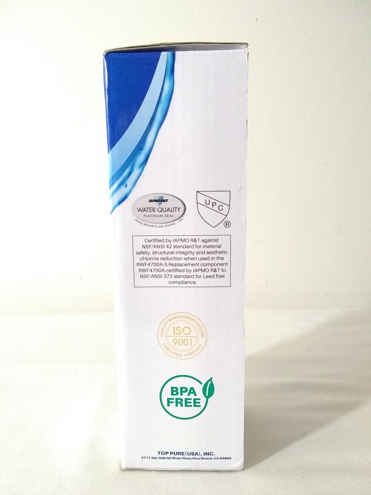 Ice Pure Refrigerator Water Filter Replacement Filter #RWF4700A New