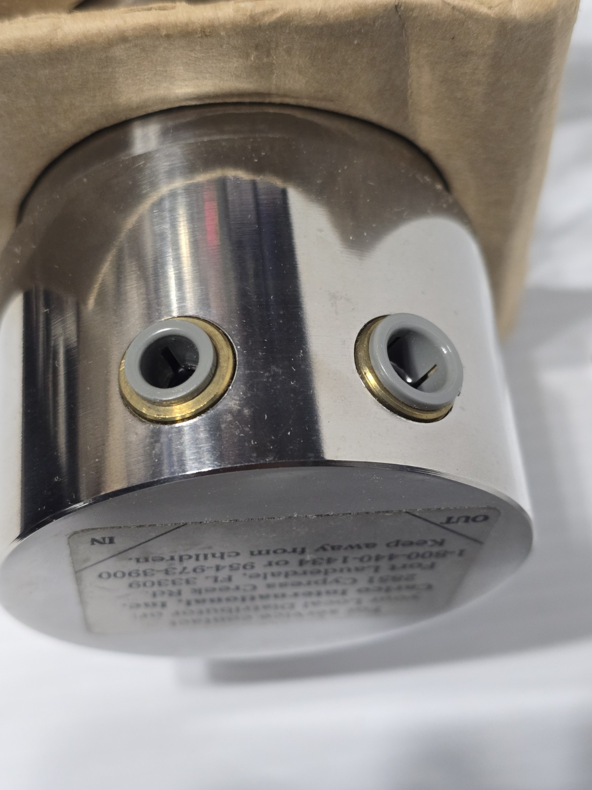 Nutri-Tech 15in Stainless Steel Housing for Carico Water Purification System