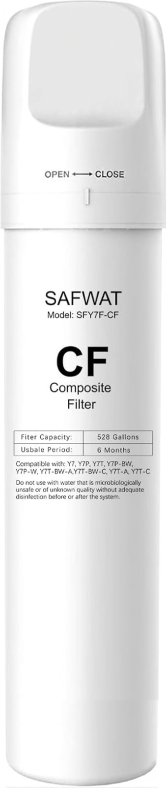Superior CF Filter Compatible with SimPure Y7/Y7P-W/Y7P-BW – 6- Lifespan