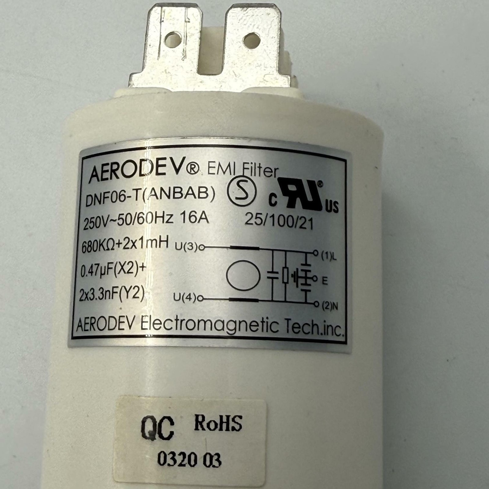 OEM Genuine Whirlpool Refrigerator EMI Filter Assembly, Part #W10792503 (JM6)