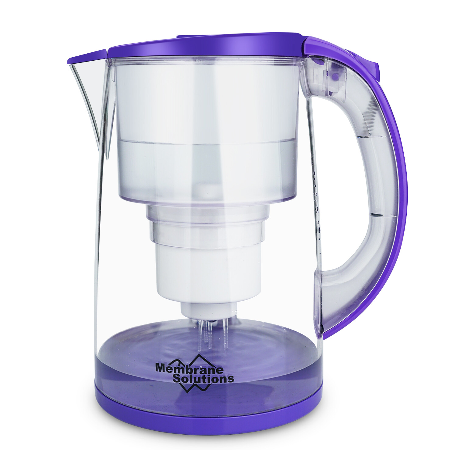 Water Filter Pitcher,12-Cup Large Water Purifier Reduce TDS BPA-Free Replacement