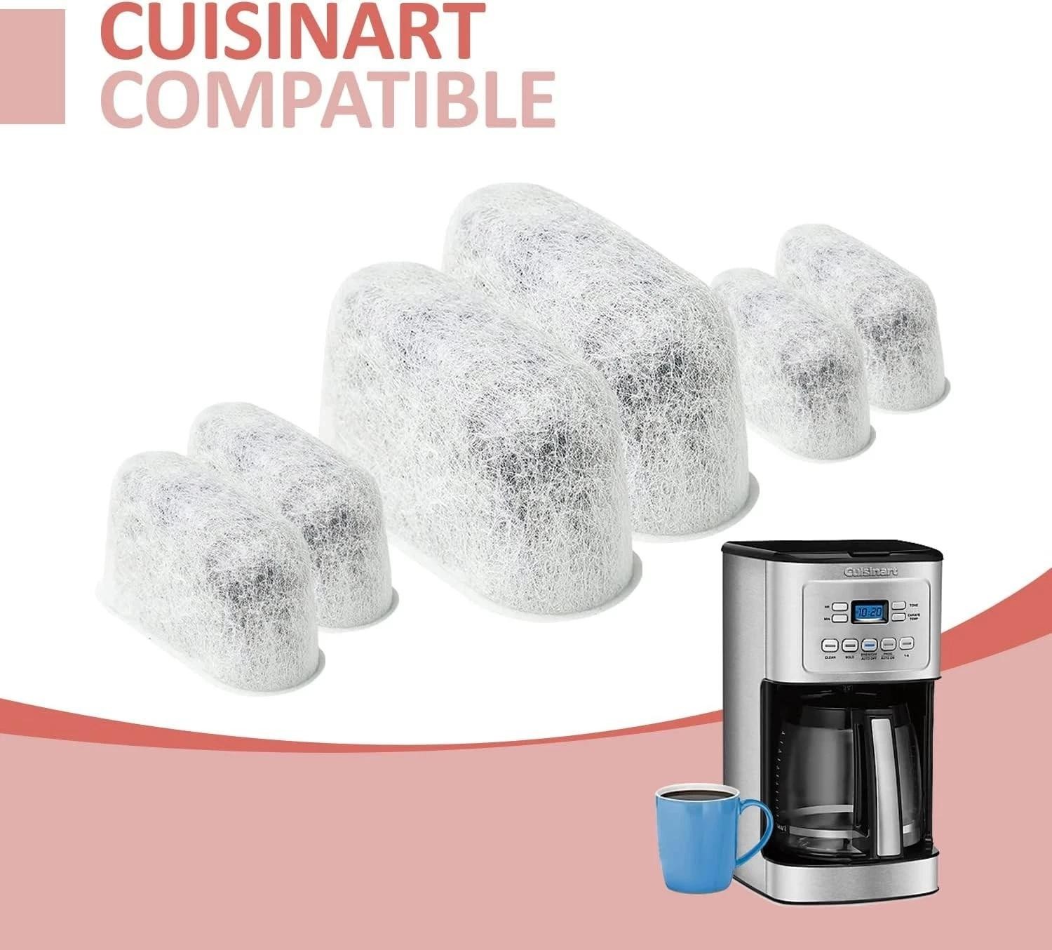 12 Pack Replacement Charcoal Water Filters for All Cuisinart Coffee Machines – C