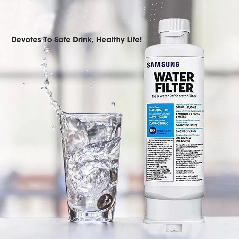 1/2/3/4 PACK Genuine Samsung DA97-17376B HAF-QIN/EXP REFRIGERATOR Water Filter