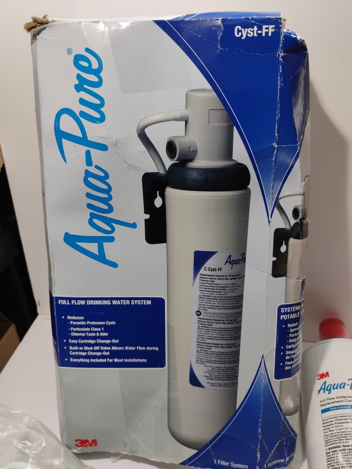 3M Aqua-Pure #16145-10256 Cyst-FF Under Sink Full Flow Water Filter System
