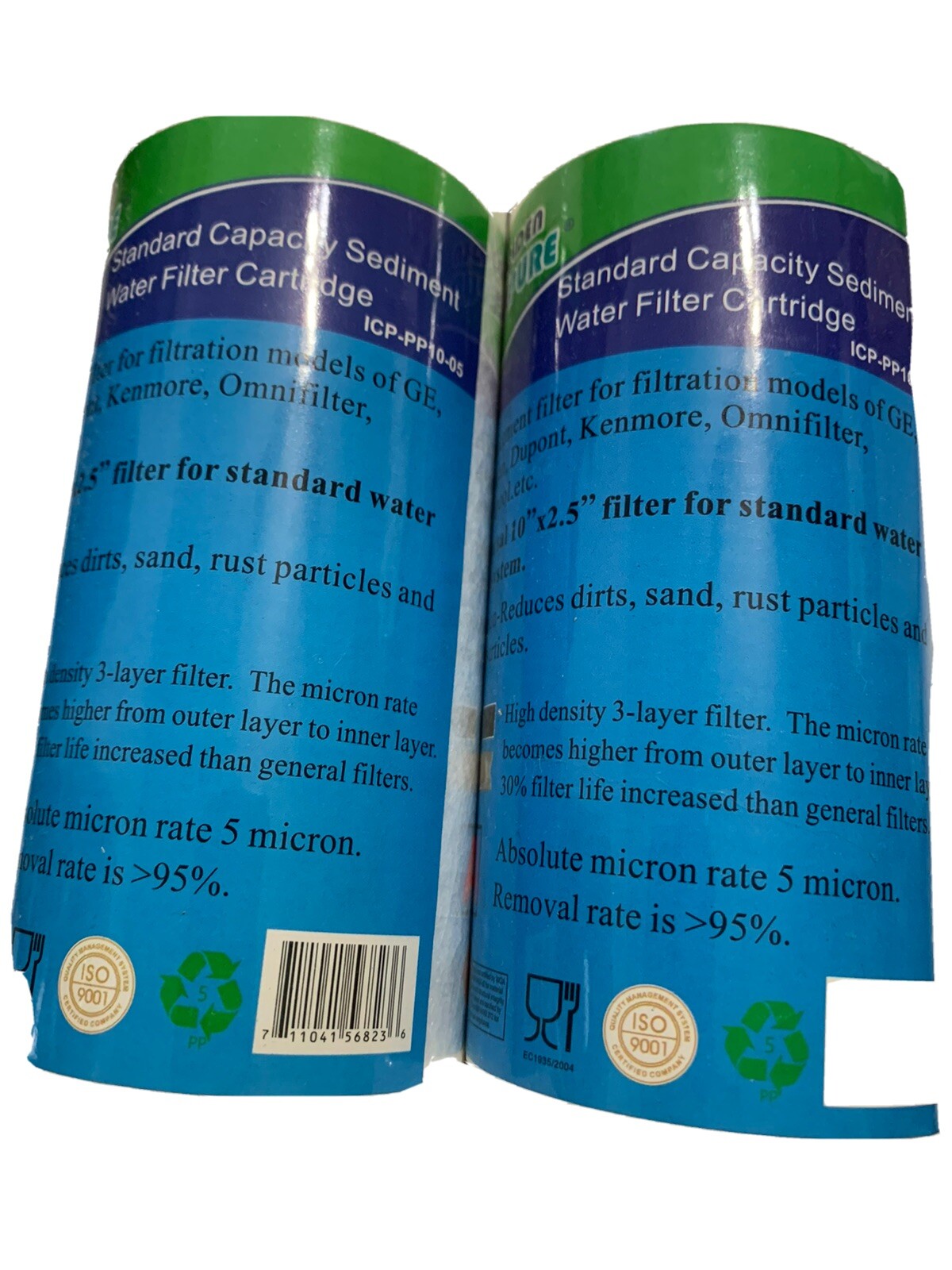 Golden Icepure Standard Capacity Sediment Water Filter Cartridge 10″x2.5″ NEW!