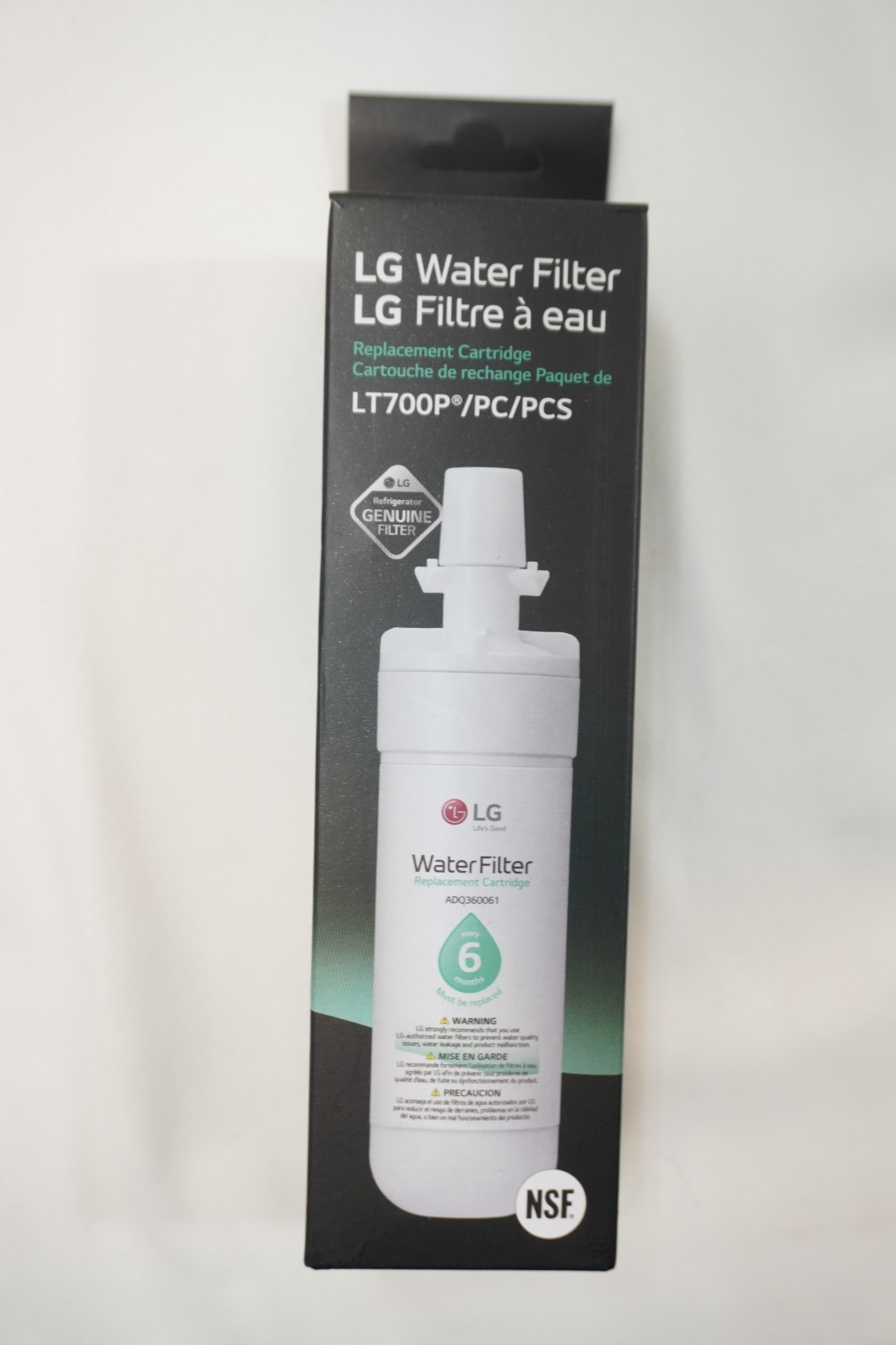 LG WATER FILTER REPLACEMENT CARTRIDGE LT700P/PC/PCS – PREOWNED **