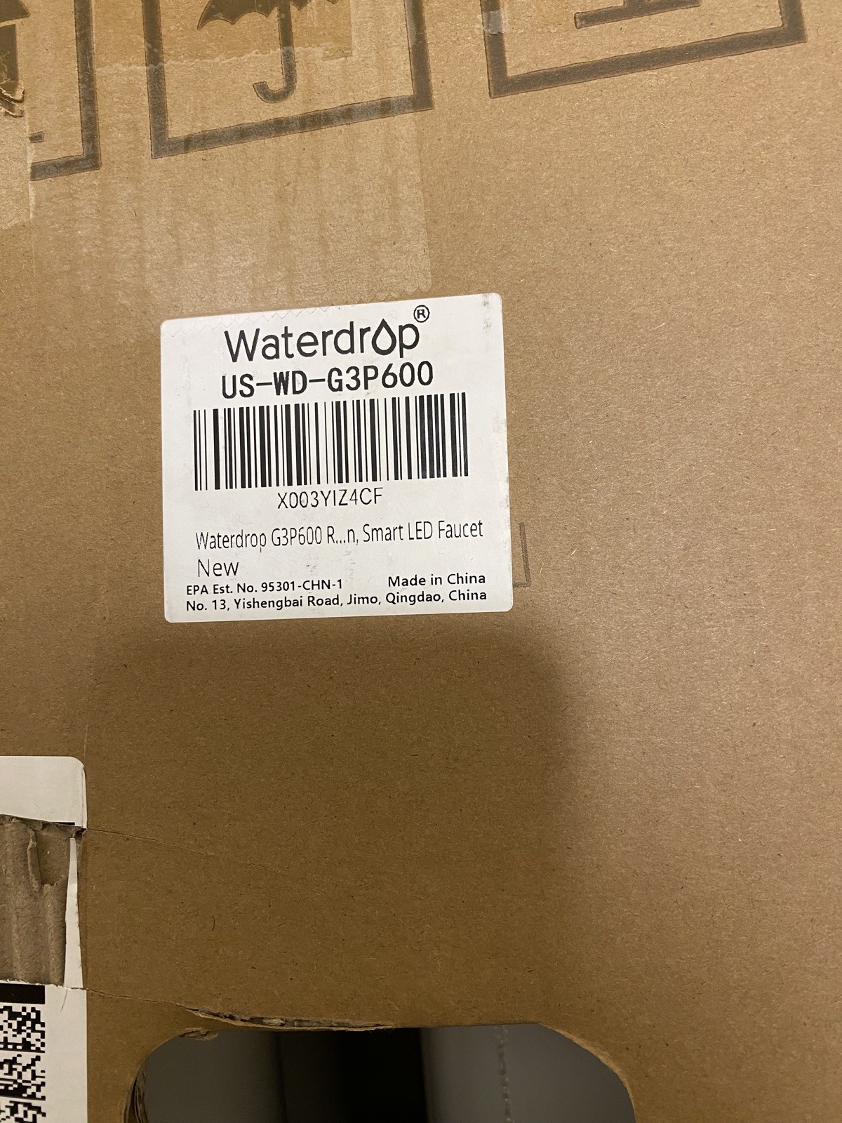 Waterdrop G3P600 Reverse Osmosis System brand new sealed local pickup