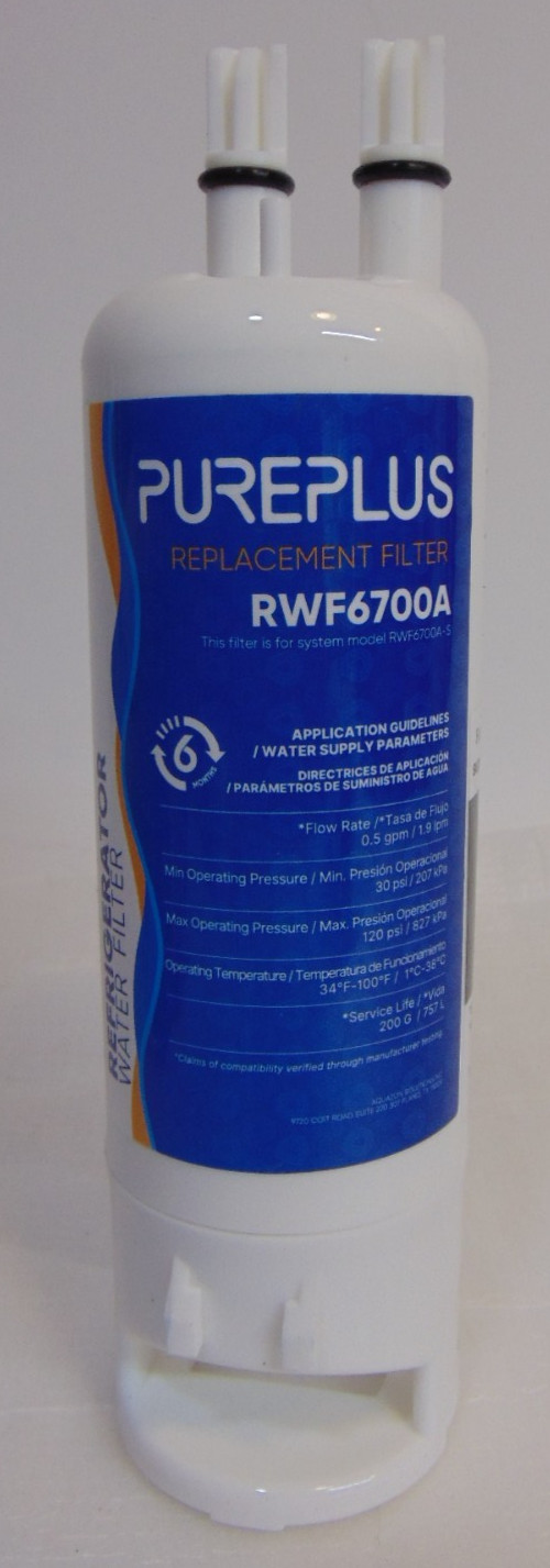 PUREPLUS Filter RWF6700A 2 PACK W10295370A W10295370 EDR1RXD1B 8RFWB2L P4RFW