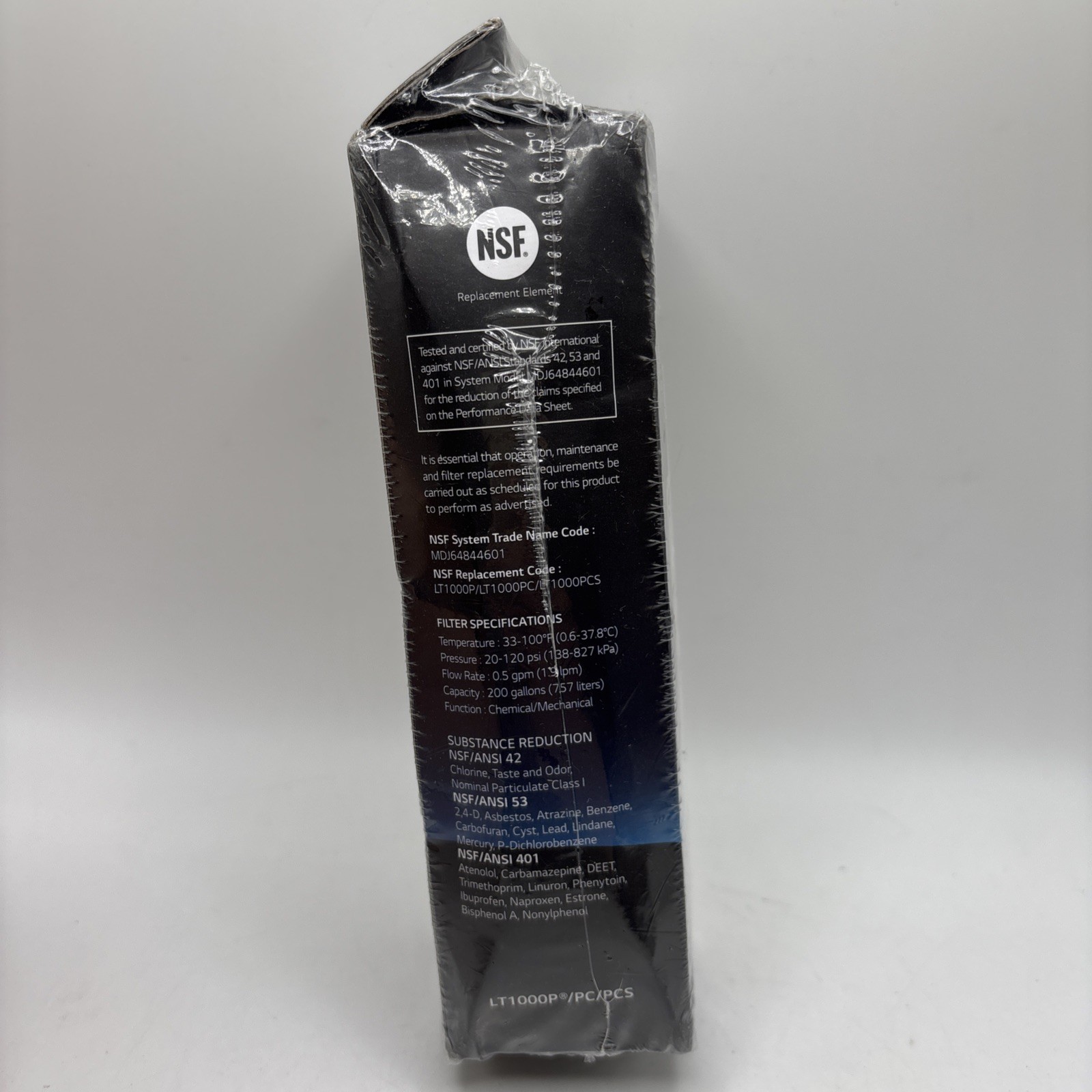 LG LT1000P Refrigerator Water Filter Replacement Cartridge