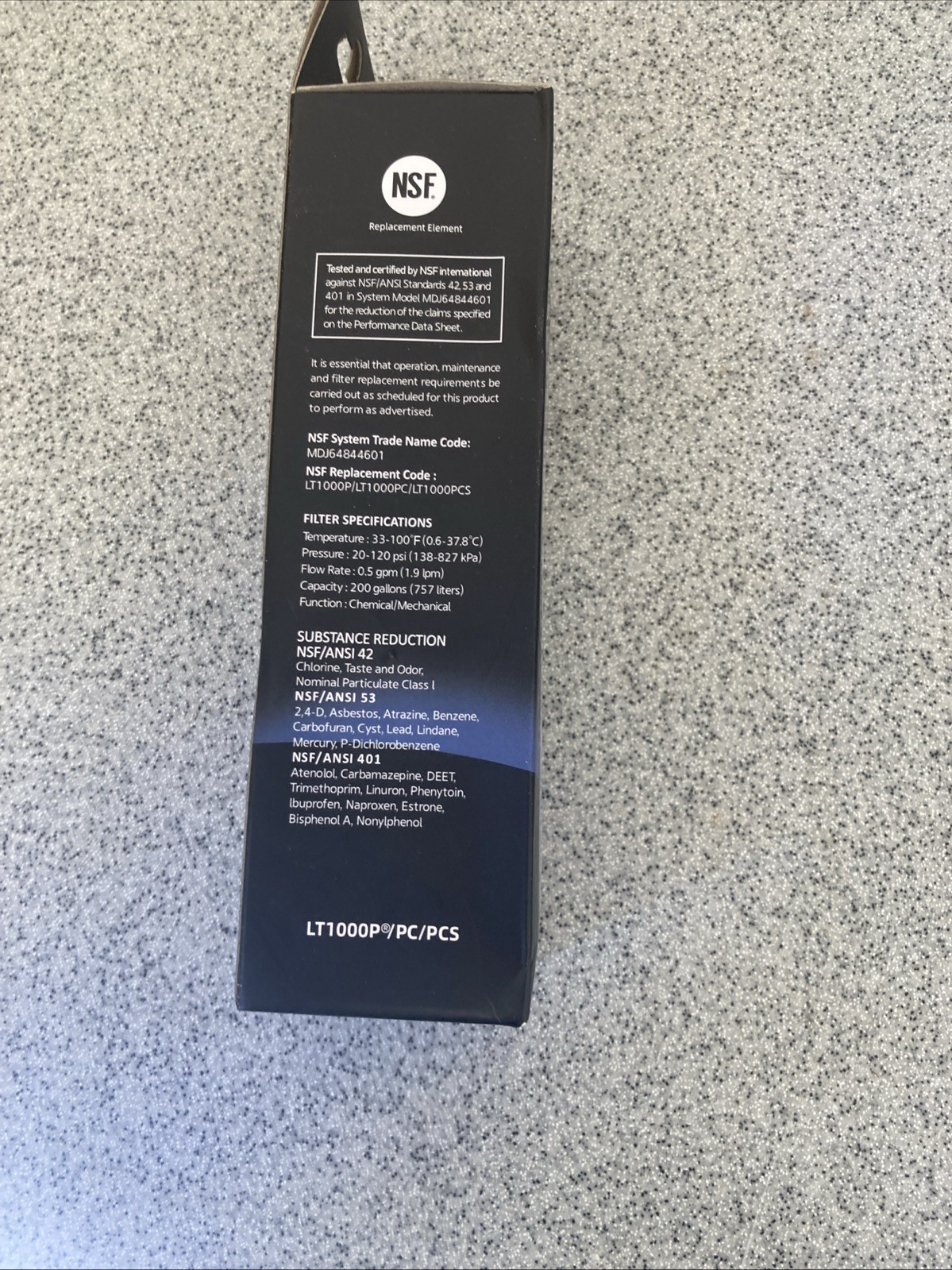 Replacement Water Filters For LG. LT1000P/PC/PCS – New 2 Sealed Filters