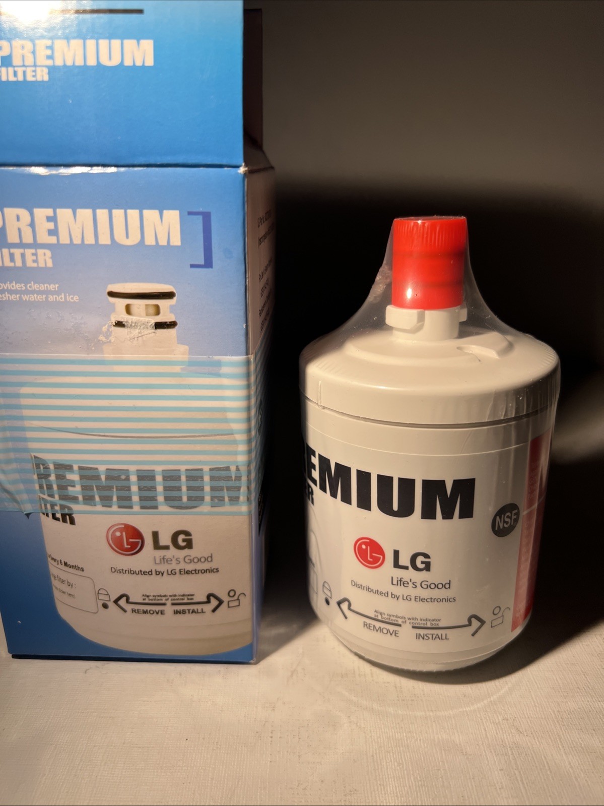 ADQ72910901 LG OEM Refrigerator Water Filter Assembly Genuine *
