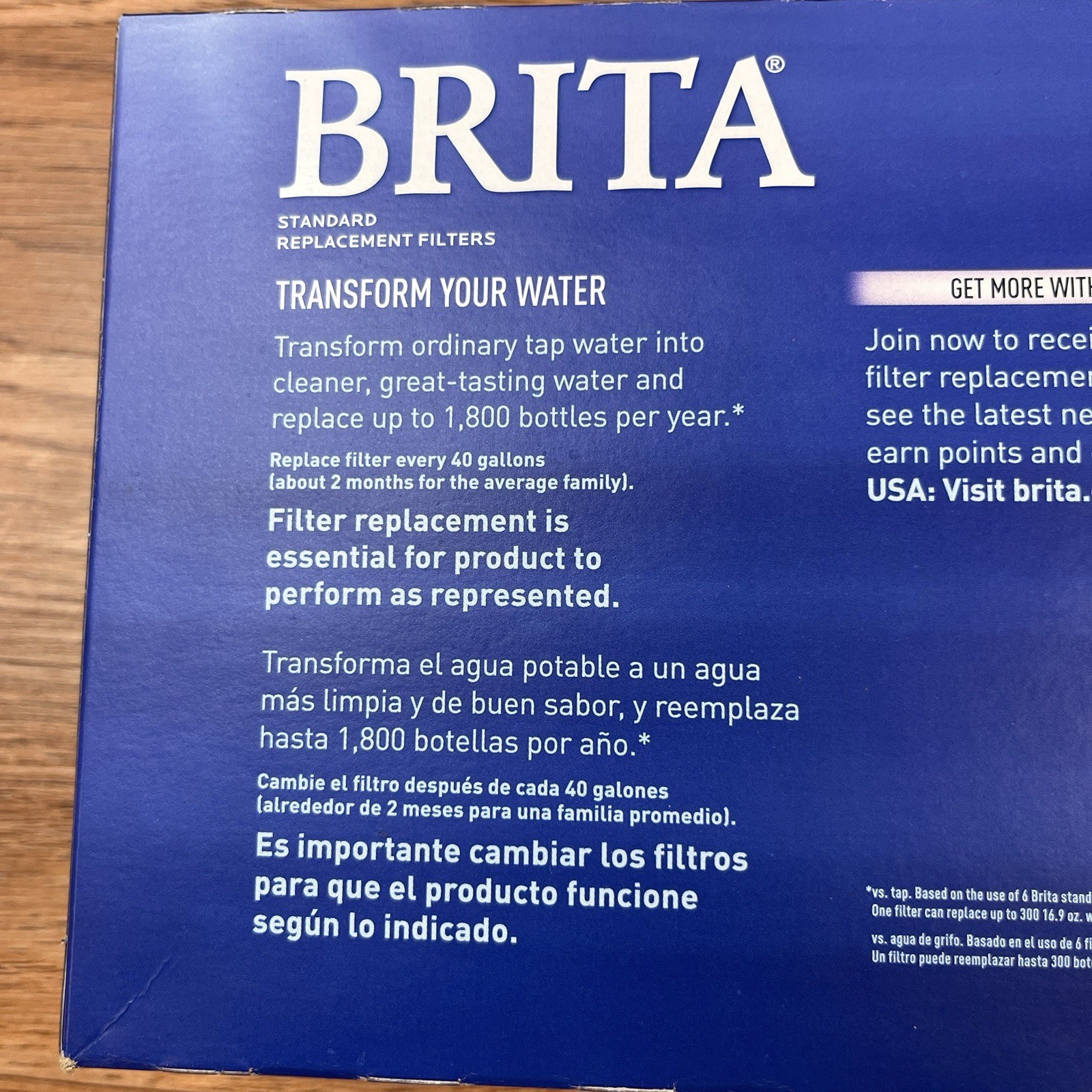 Genuine Brita Water Pitcher Standard Replacement Filters Pack of 5 NEW