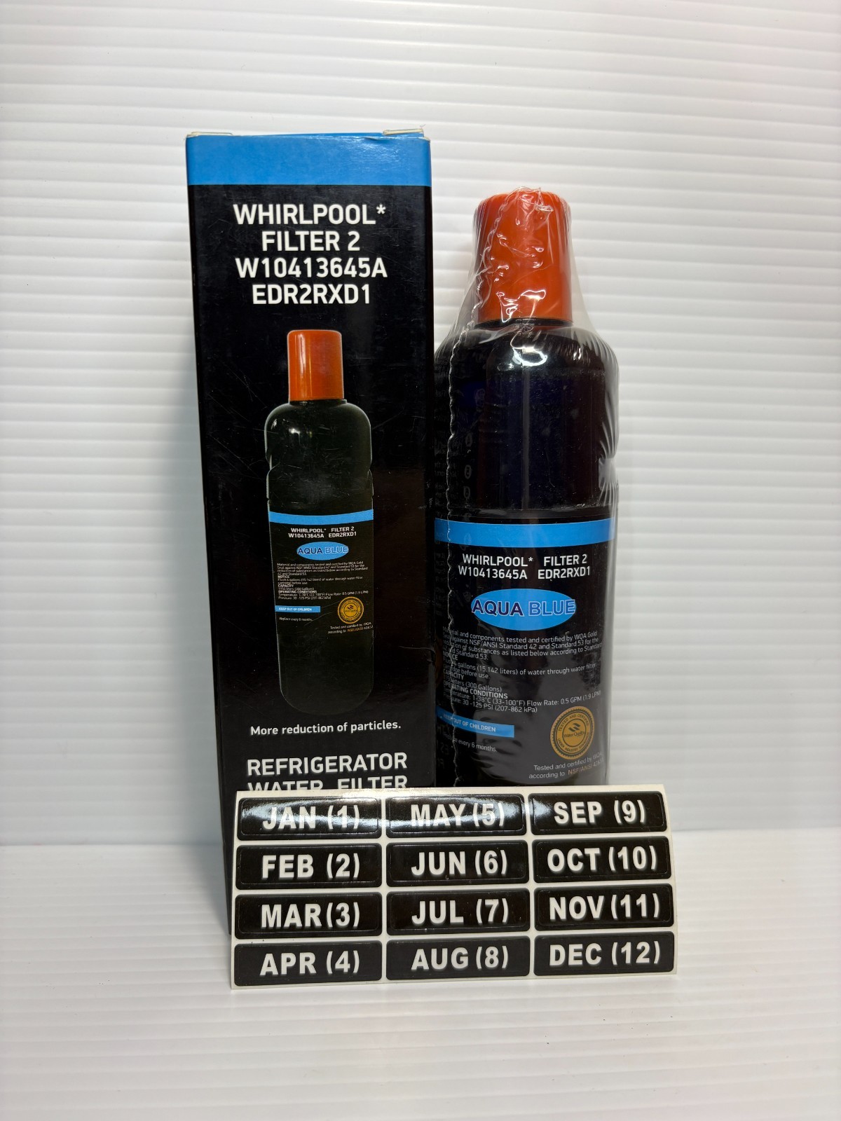 1PK Genuine Water Refrigerator Filter W10413645A EDR2RXD1