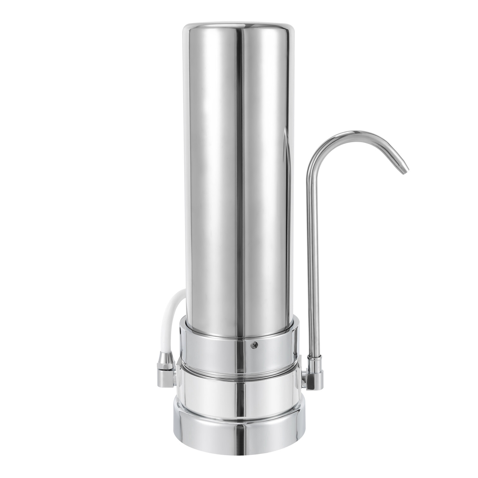 304 Stainless Steel Countertop Filter System for Tap Water Filtration Silver New