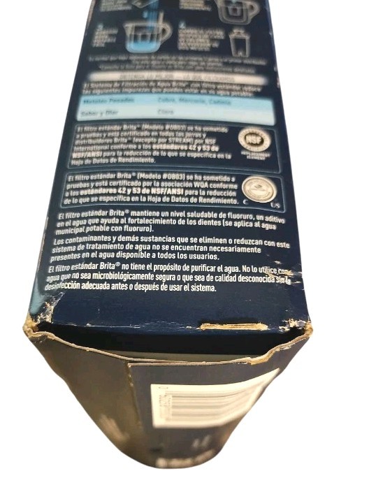 Brita Standard Replacement Filter 3 Pack Box 2 Months 40 Gallons