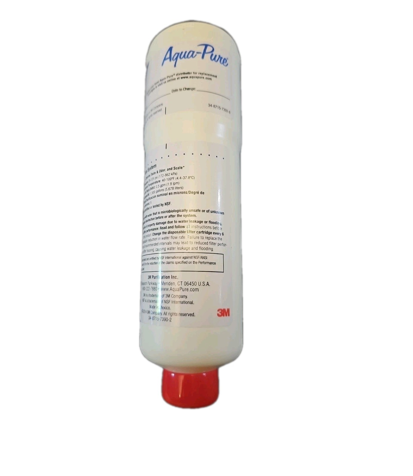 Aqua-Pure AP717 In-Line Triple Action Water Filter, Chlorine, Sediment Removal