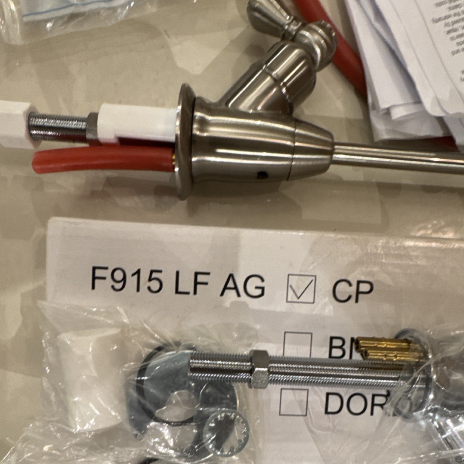 Aquasana 3 Faucet Kit Silver 2 RO 1 UC for AQ-5100, AQ-5200, AQ-5300 F915 LF AG