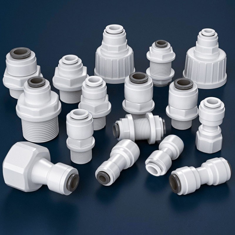 Push Fit Pipe Tube Connector Reducers Straight Fitting 1/4″ 3/8″ 1/2″ 3/4″~5/8″