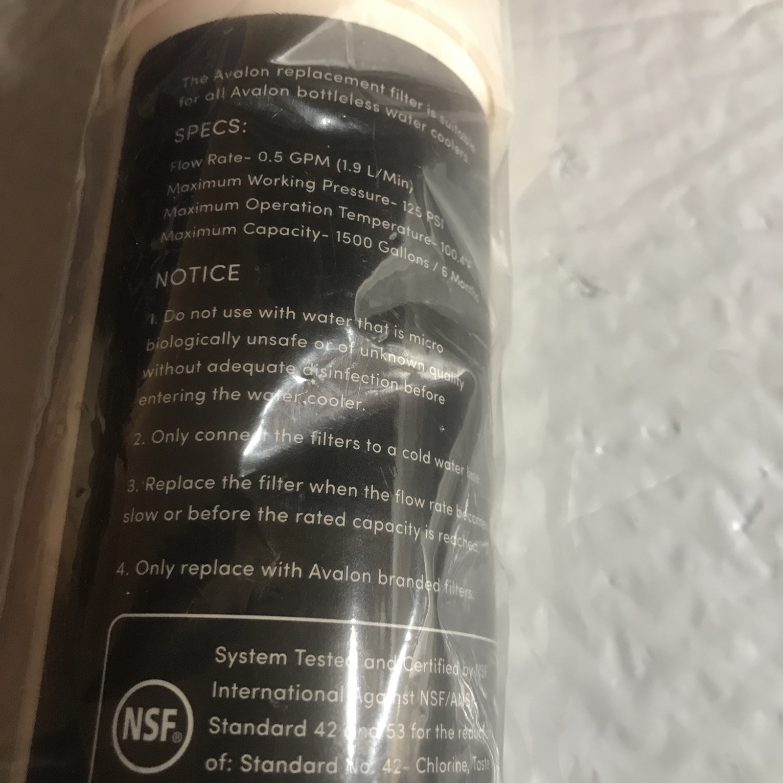 Avalon Stage 2 Carbon Block Filter