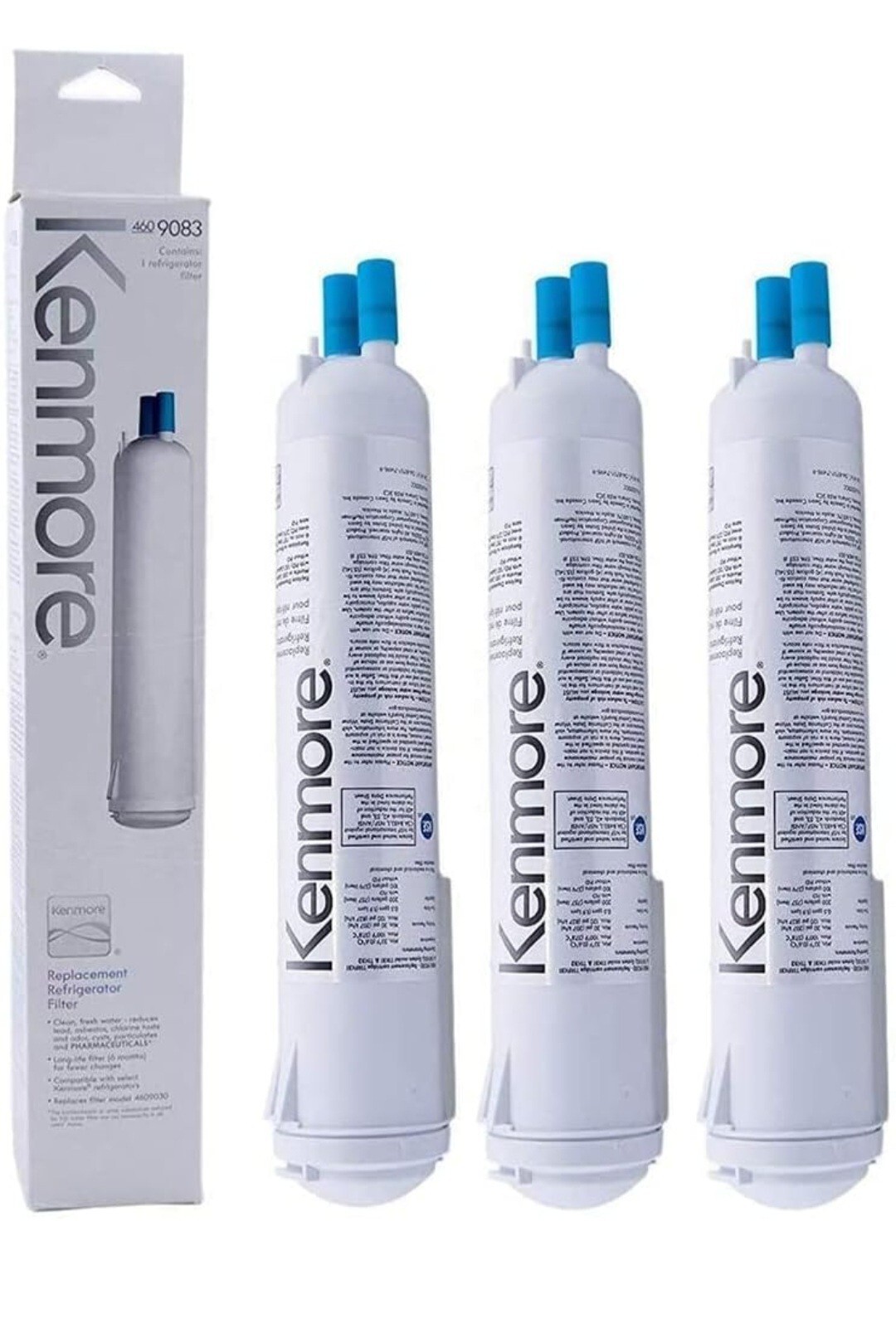 9083 Water Filter Replacement for Kenmore 46-9083 Water Filter 9030 (3 Pack)