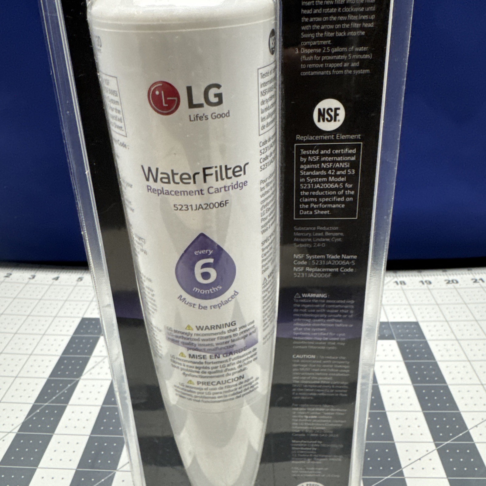 LG LT600P Refrigerator Water Filter – White