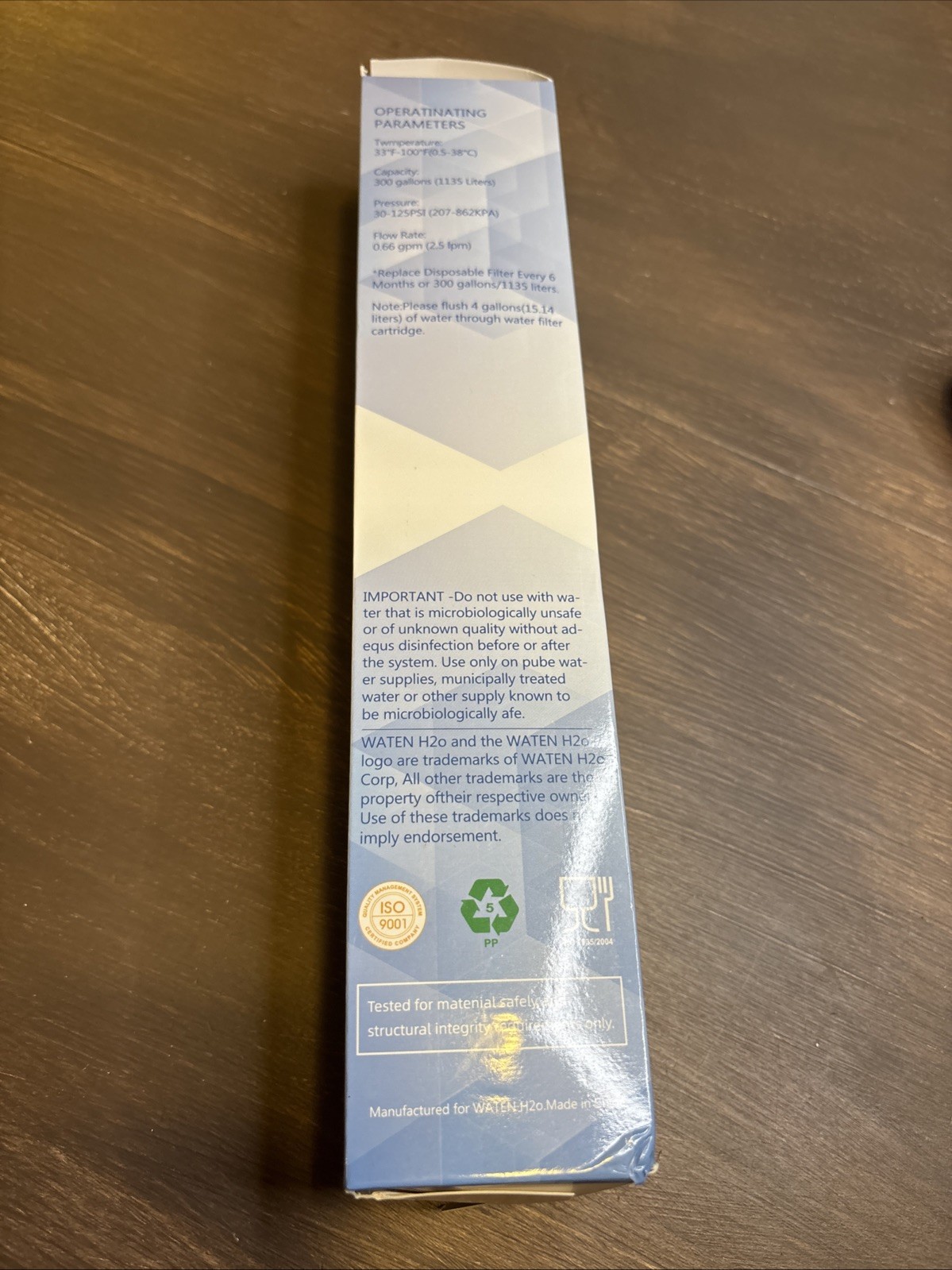 Waten H20 Replacement Filter 4396841 * 43968710 Filter 3 EDR3RXD1