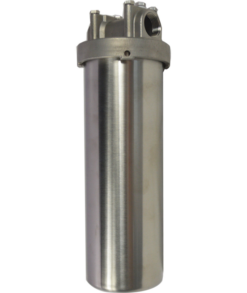 Stainless Water Filter Housing 10″ L cartridges 3/4in NPT Kit Shell for Rust