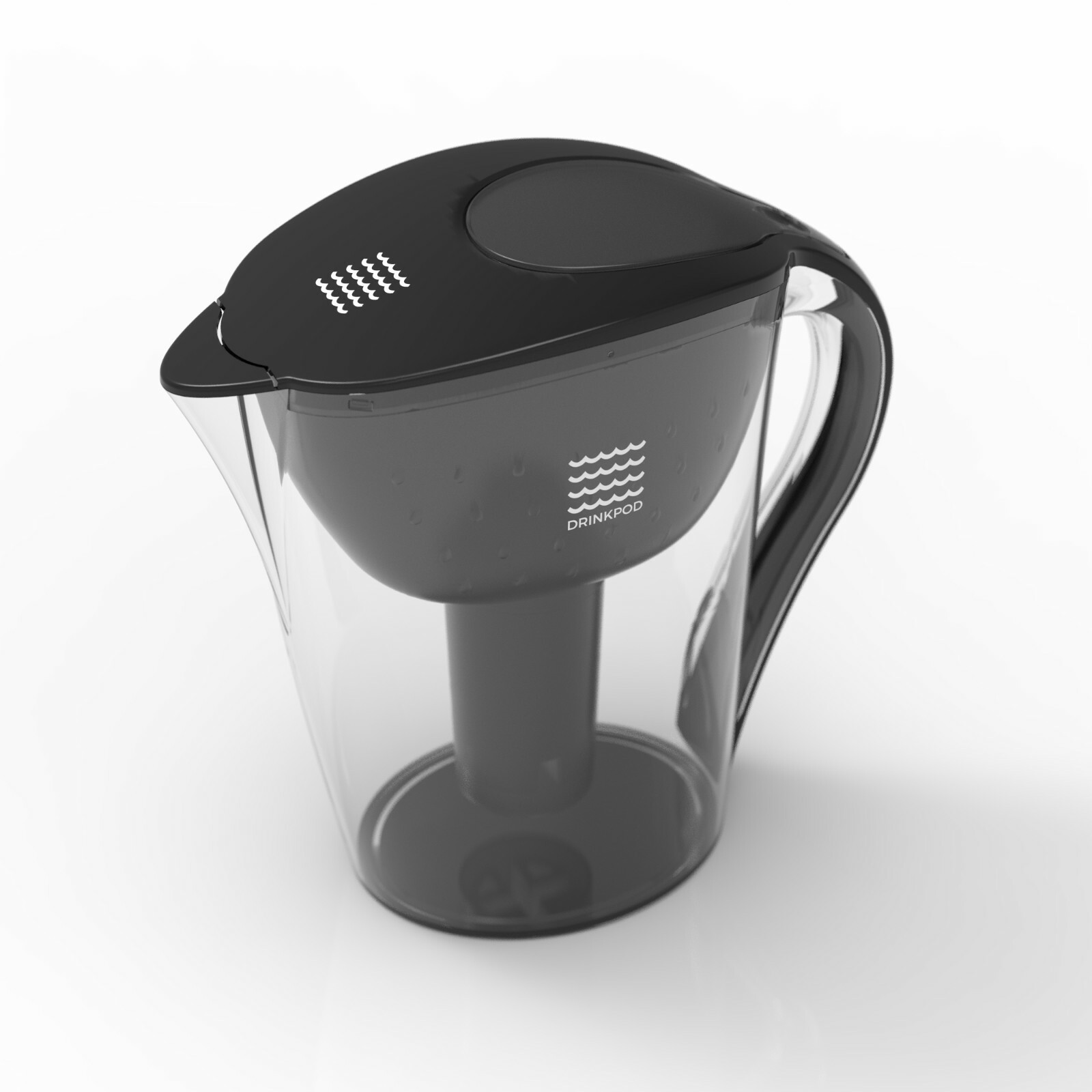 ALKALINE WATER FILTER PITCHER- 8 STAGES PURE WATER INCLUDES PITCHER & 3 FILTERS!