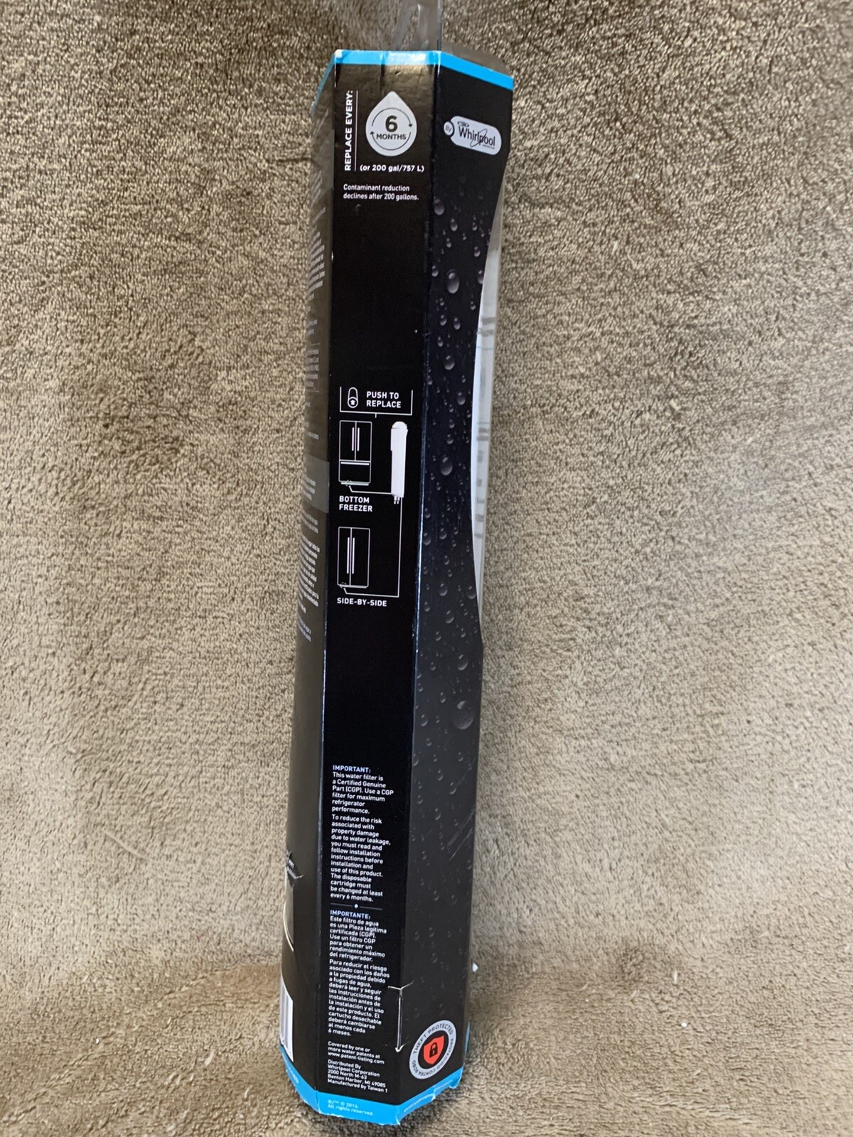 Whirlpool EveryDrop Refrigerator Ice & Water Filter 3 ΕDR3RXD1 Multiple Avail.