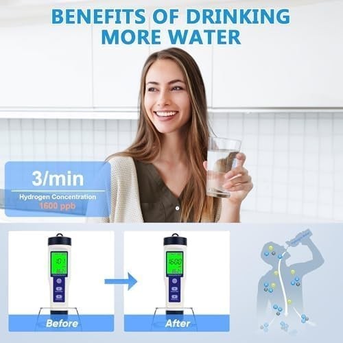 2026 Upgraded Hydrogen Water Bottle, 2400 Hydrogen Water Bottle Generator, Hydro