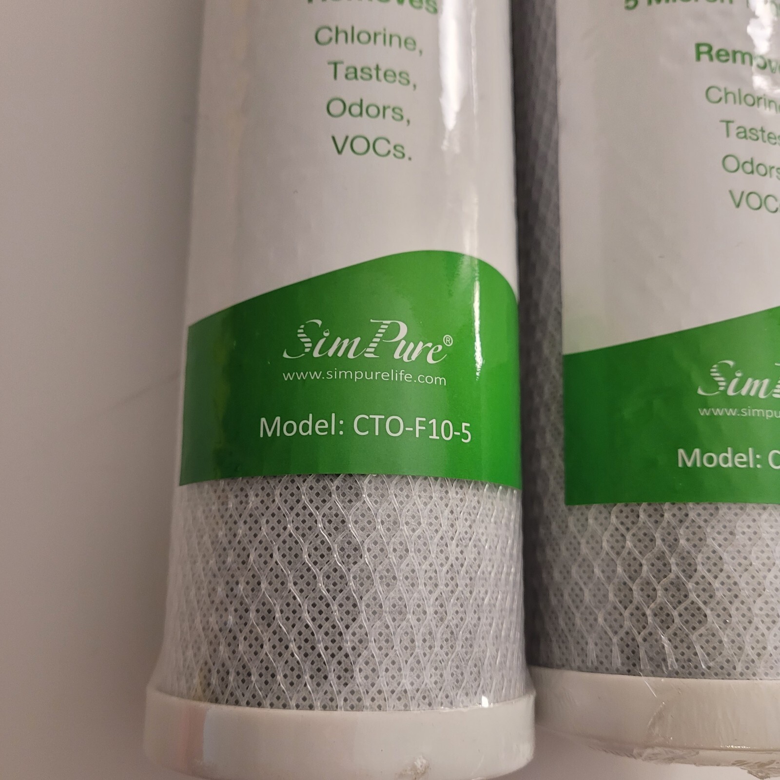 2ct CTO-F10-5 5 Micron 10″ X 2.5″ Water Filters