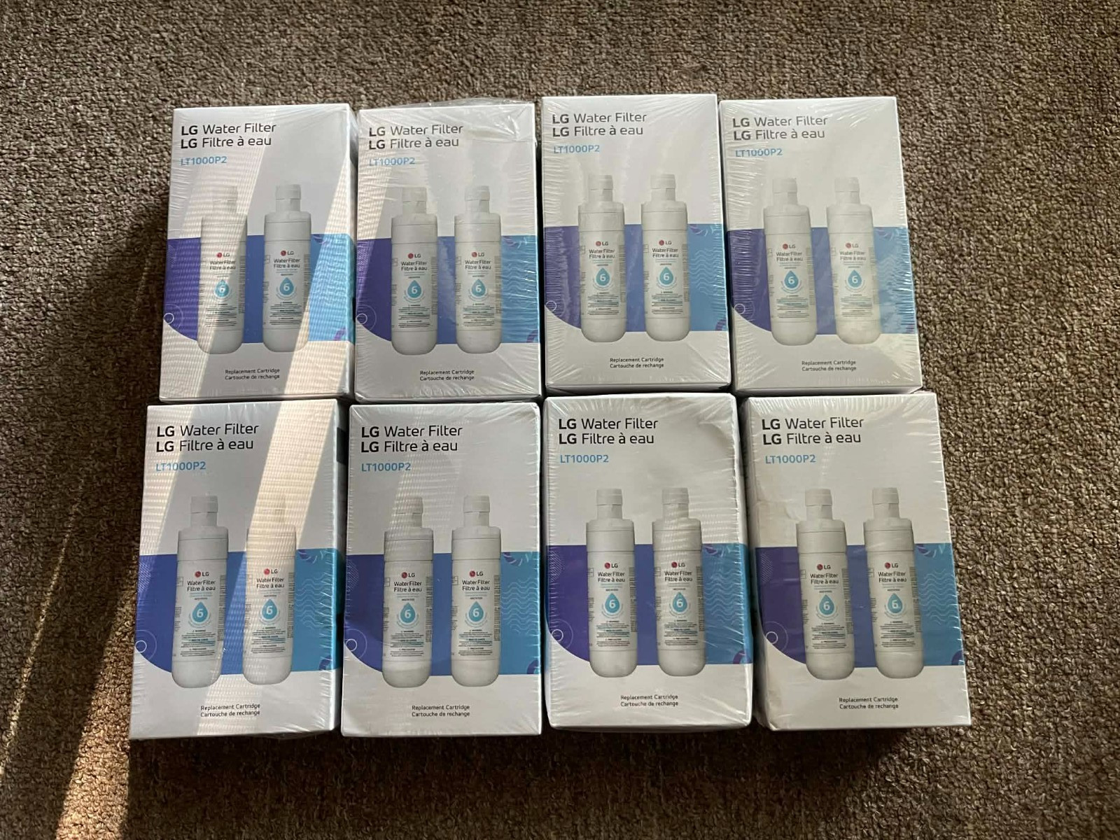 LG LT1000P2 6-Month / 200 Gallon Refrigerator Replacement Water Filter 2 Pack