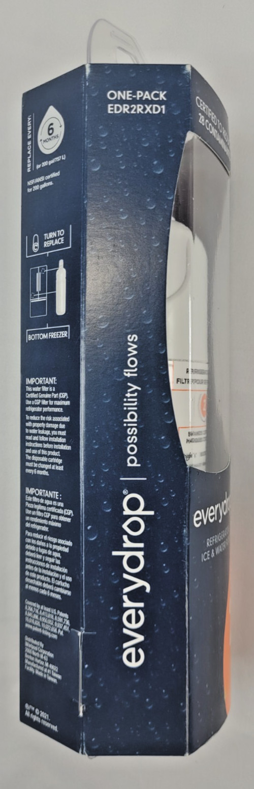 EveryDrop #2 Refrigerator Ice Water Filter Replacement
