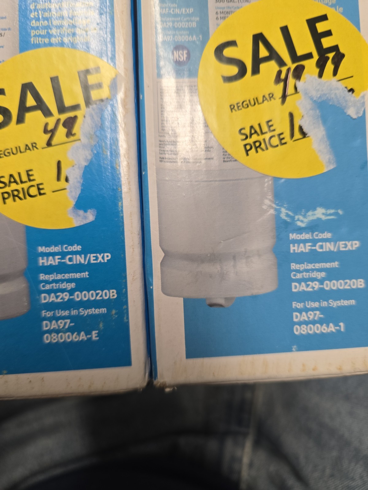 2ea NEW Samsung DA29-00020B HAF-CIN/EXP Refrigerator Ice & Water Filter R2S4