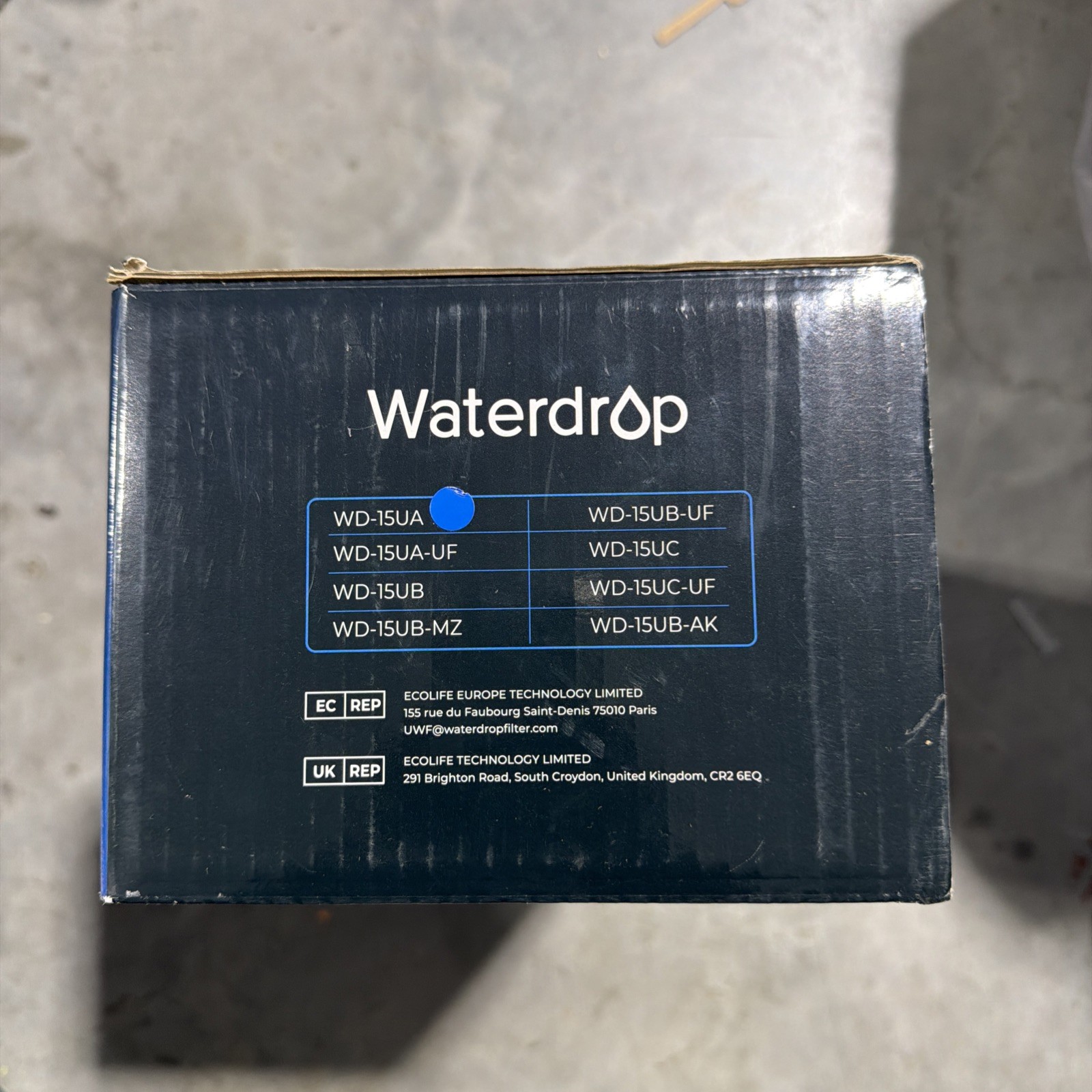 Waterdrop 15UA Under Sink Water Filter System